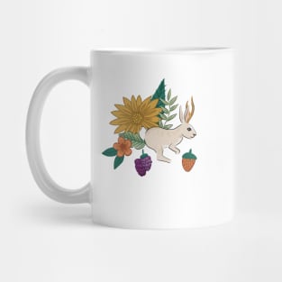 Floral Jackalopes Mug